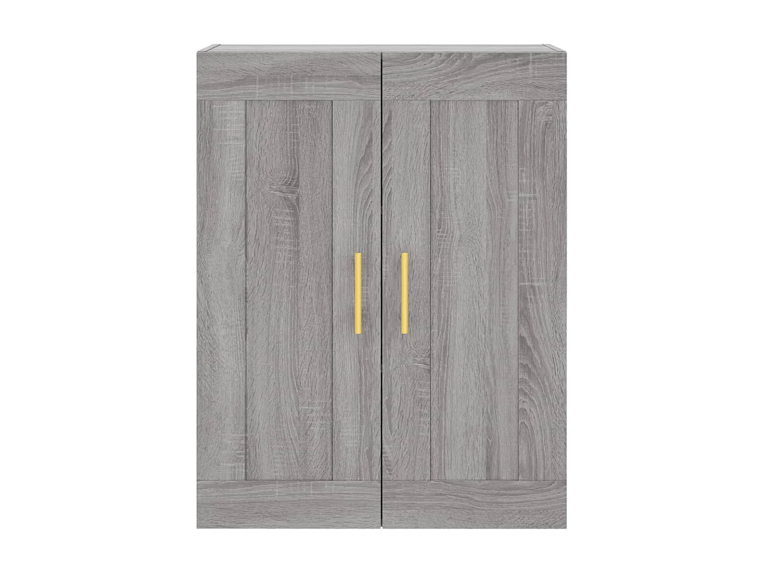 Buffet haut Sonoma gris 69,5x34x180 cm Bois d'ingénierie