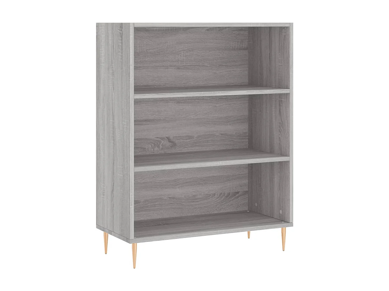 Buffet haut Sonoma gris 69,5x34x180 cm Bois d'ingénierie