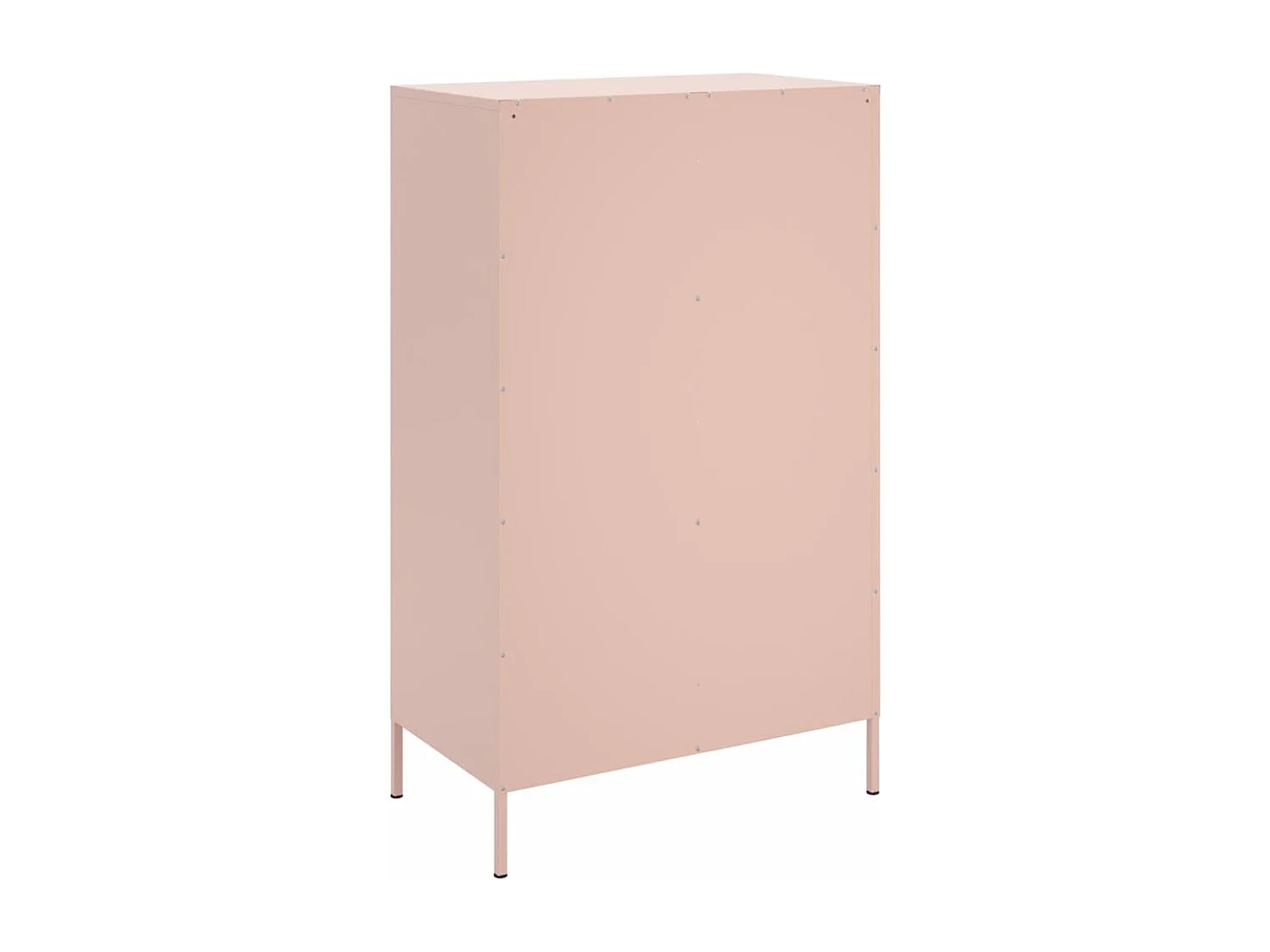 Buffet haut rose 68x39x113 cm acier
