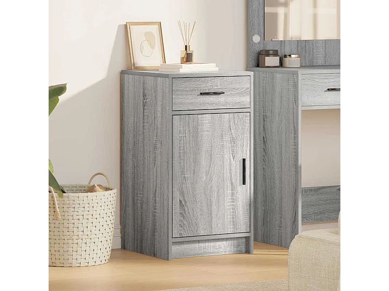 Buffet Sonoma gris 40 x 40.5 x 75 cm Bois d'ingénierie