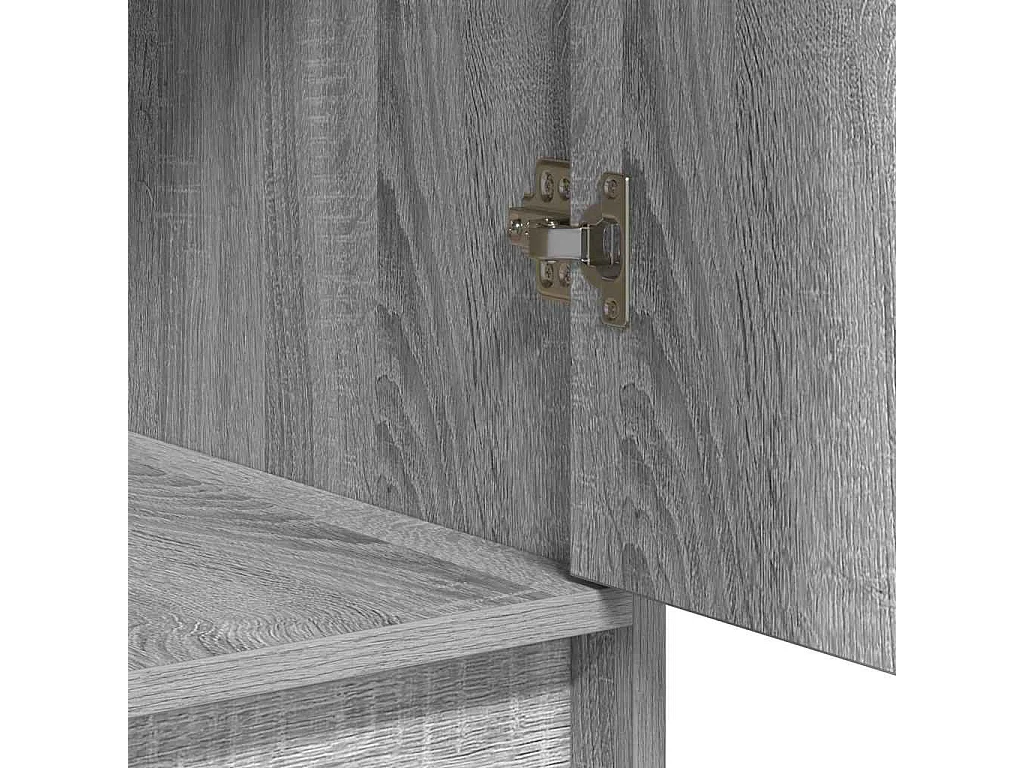 Buffet Sonoma gris 40 x 40.5 x 75 cm Bois d'ingénierie