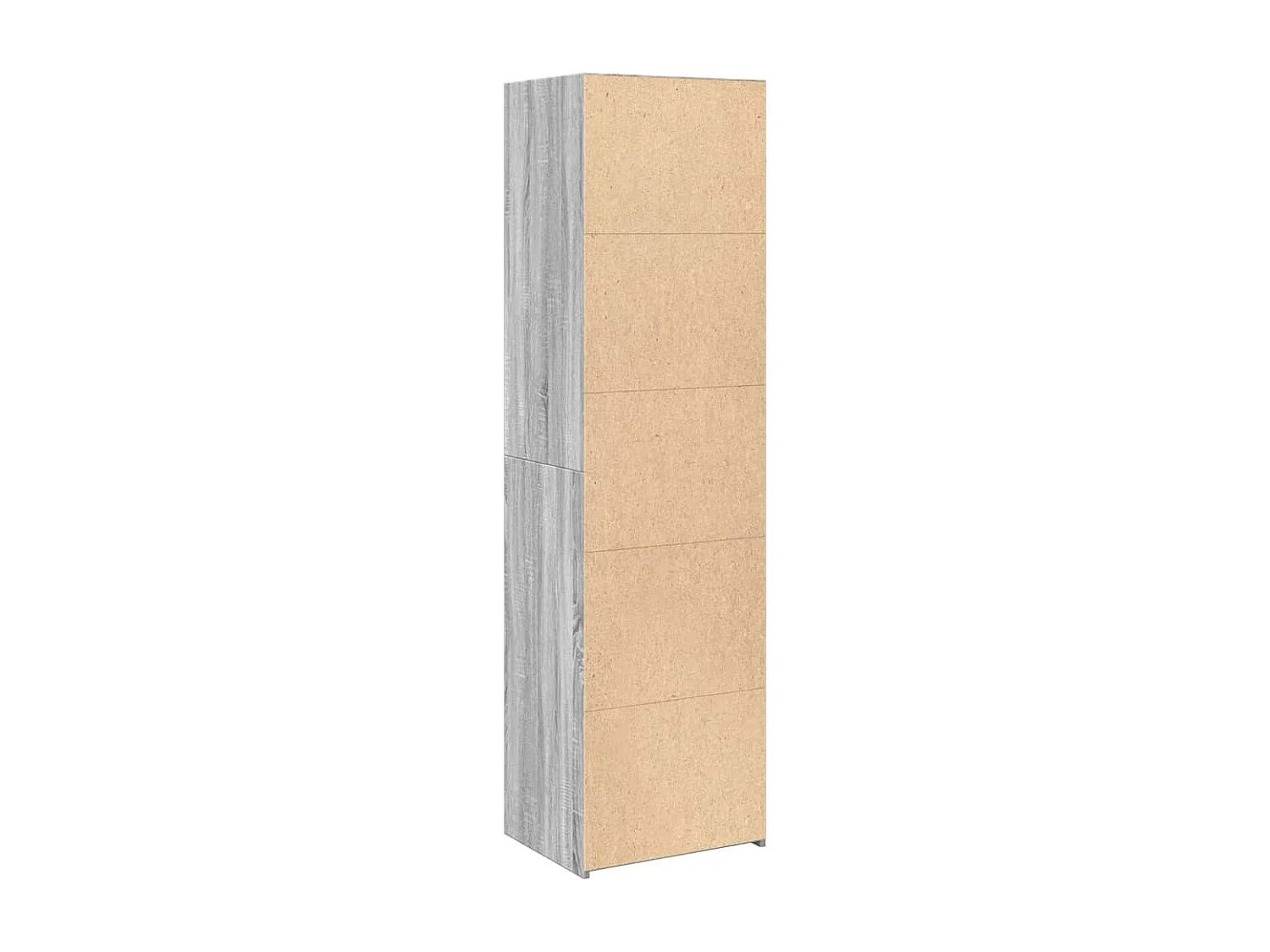 Buffet haut sonoma gris 50x41x185 cm bois d'ingénierie