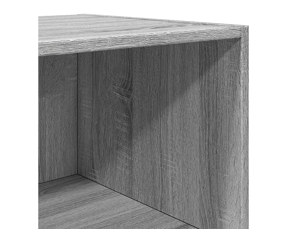 Buffet haut sonoma gris 50x41x185 cm bois d'ingénierie