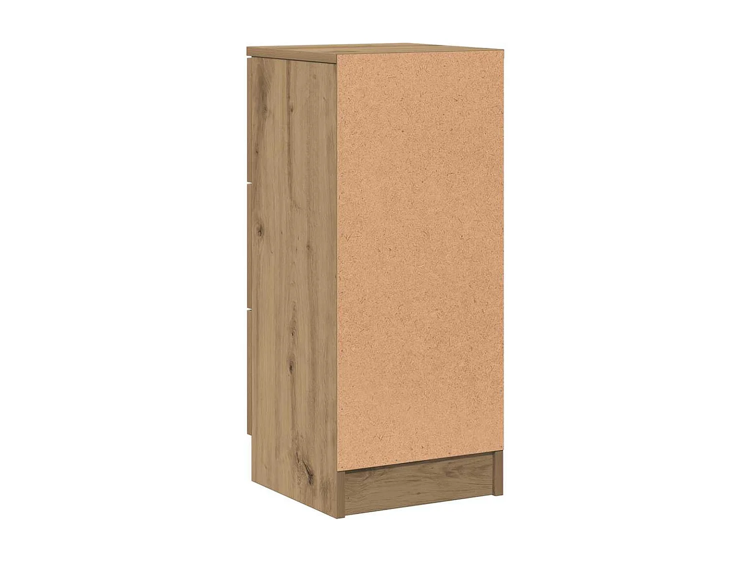 Aparador 30x30x70 cm derivados madeira cor carvalho artisiano