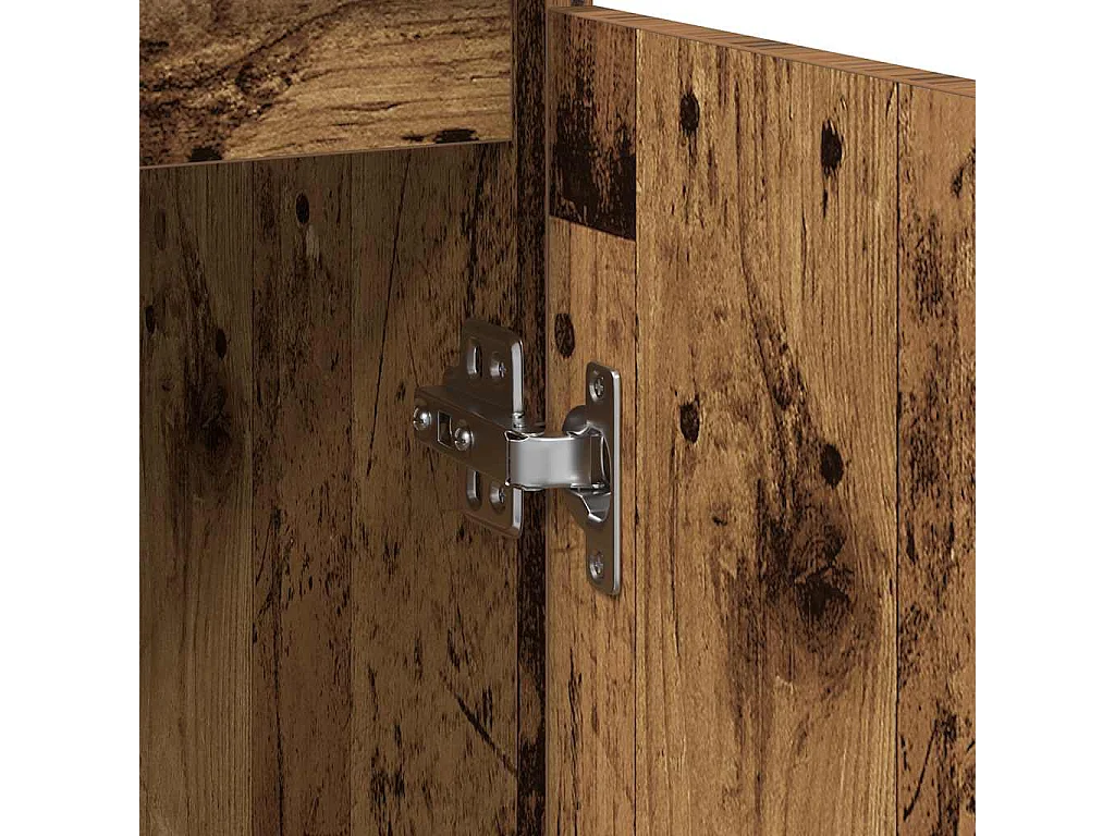 Buffet vieux bois 57x34x76 cm bois d'ingénierie