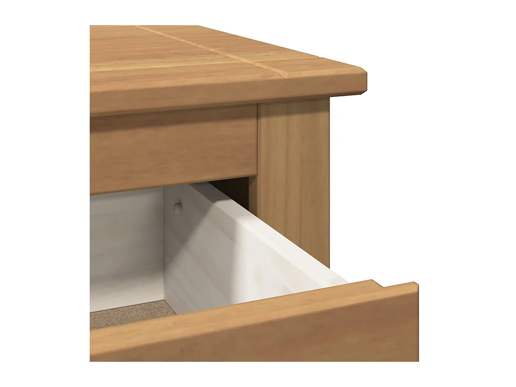 Aparador con cajones Panama madera maciza pino 112x40x80 cm