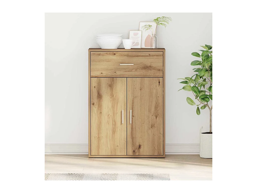 Buffet chêne artisanal 79 x 38 x 80 cm Bois d'ingénierie