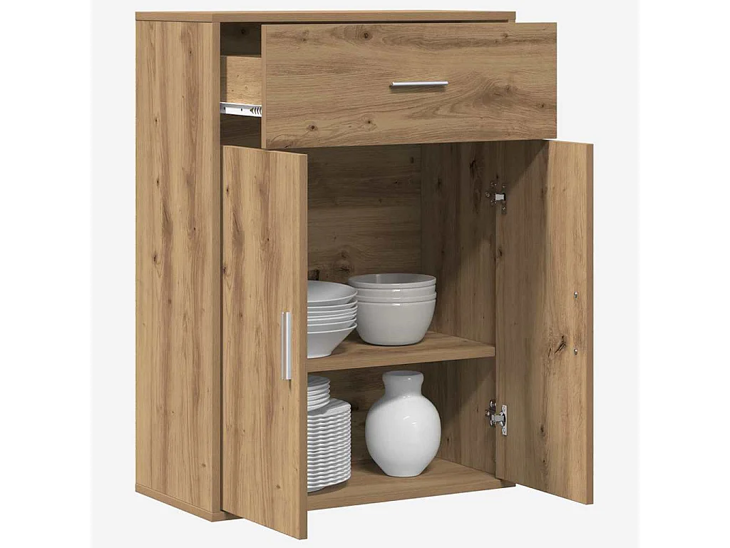 Buffet chêne artisanal 79 x 38 x 80 cm Bois d'ingénierie