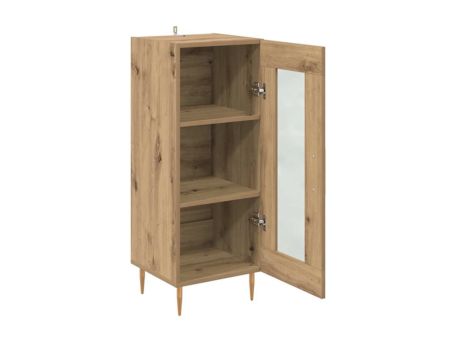 Buffet chêne artisanal 34 x 34,5 x 90 cm Bois d'ingénierie