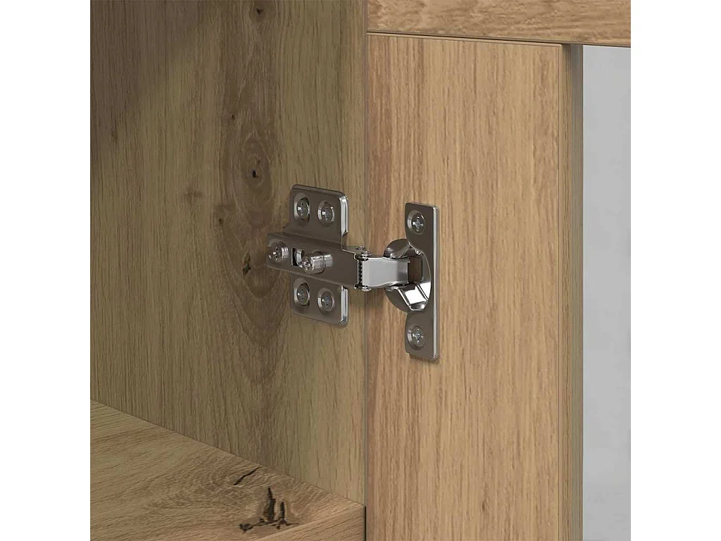 Buffet chêne artisanal 34 x 34,5 x 90 cm Bois d'ingénierie