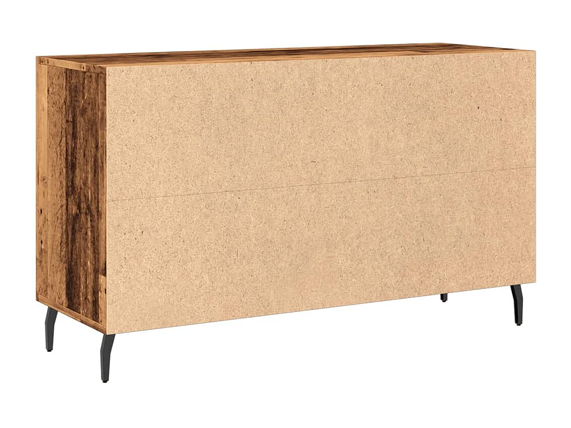 Aparador de madera de ingeniería envejecida 100x36x60 cm