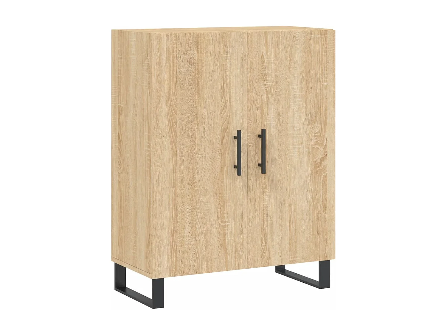 Hoge kast 69,5x34x180 cm bewerkt hout sonoma eikenkleurig