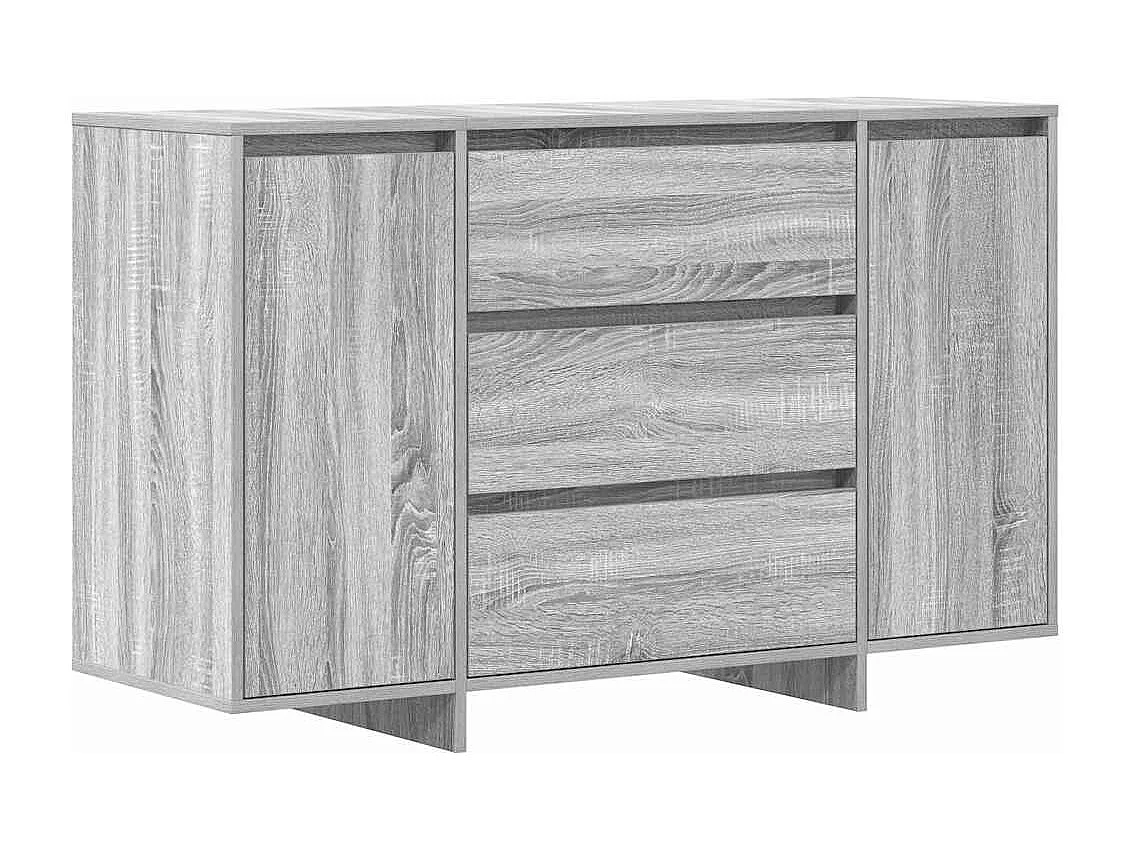 Buffet Sonoma gris 120 x 41 x 75 cm Bois d'ingénierie