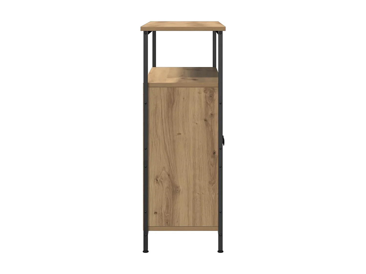 Buffet chêne artisanal 70x30x80 cm bois d'ingénierie