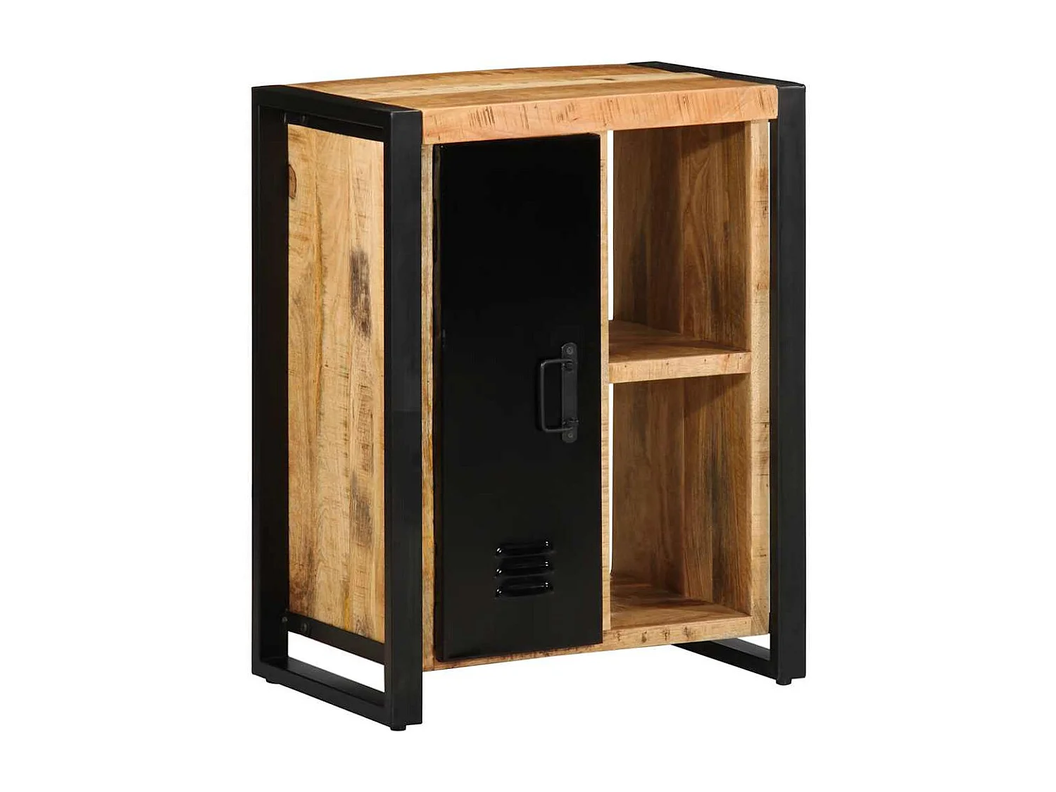 Buffet 55x35x70 cm bois de manguier brut massif