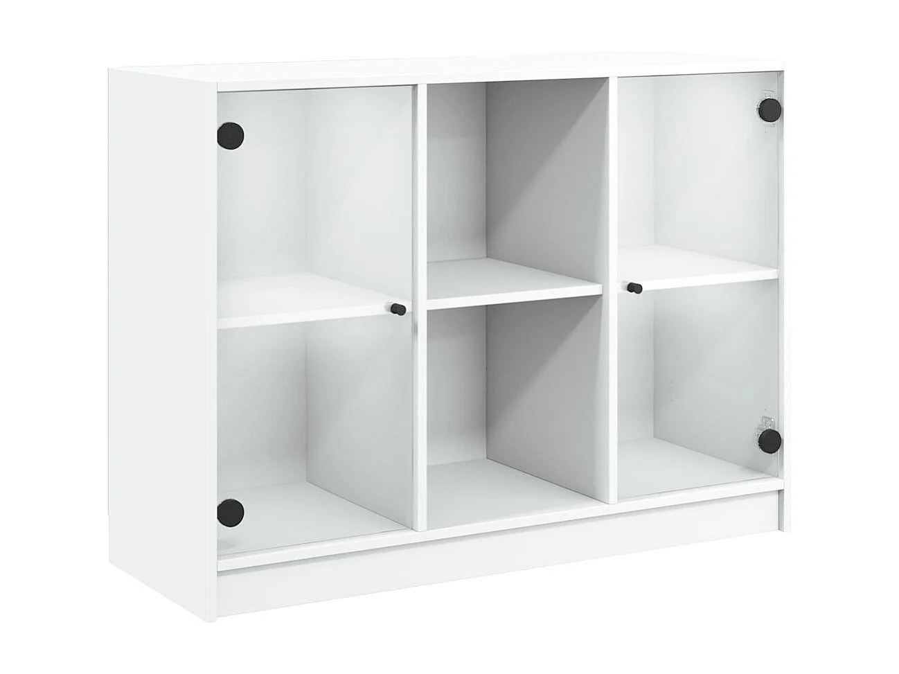 Dressoir 102x37x75,5 cm bewerkt hout wit