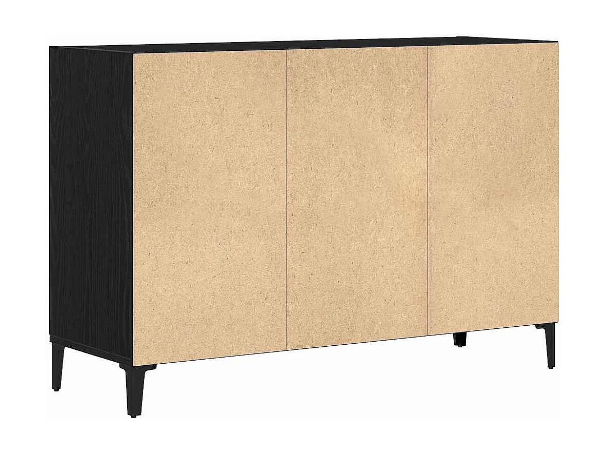 Dressoir Zwart 103,5 x 35 x 70 cm Bewerkt hout