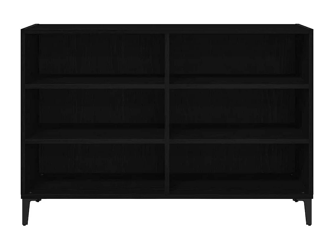 Dressoir Zwart 103,5 x 35 x 70 cm Bewerkt hout