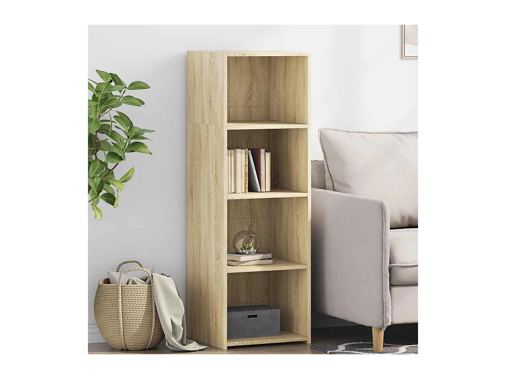 Buffet chêne sonoma 40x41x124 cm bois d'ingénierie