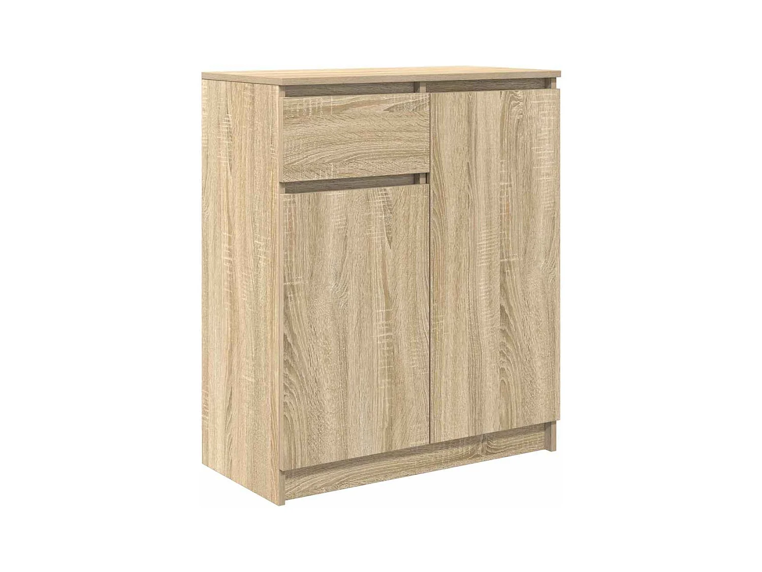 Buffet avec tiroir chêne sonoma 71x35x84 cm bois d'ingénierie