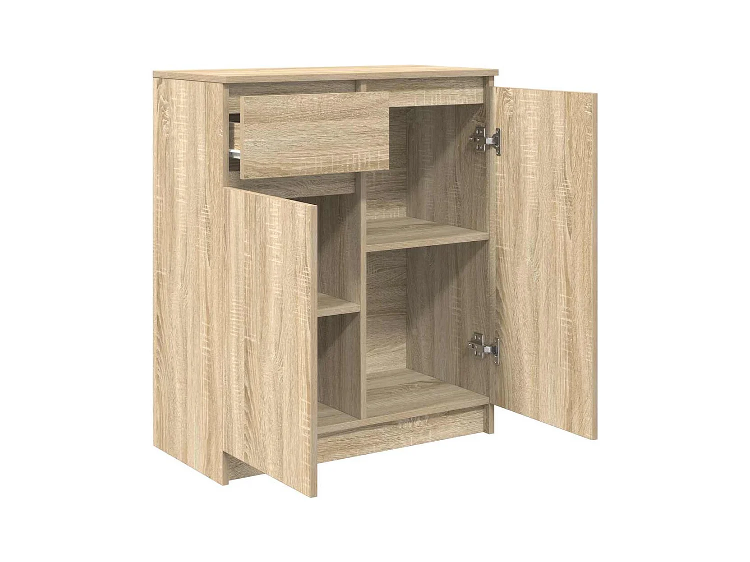 Buffet avec tiroir chêne sonoma 71x35x84 cm bois d'ingénierie
