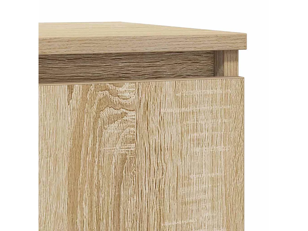 Buffet avec tiroir chêne sonoma 71x35x84 cm bois d'ingénierie