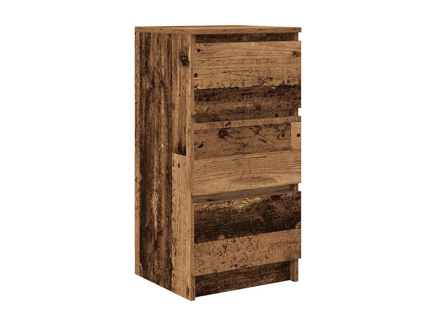 Buffet vieux bois 37,5x35x76 cm bois d'ingénierie