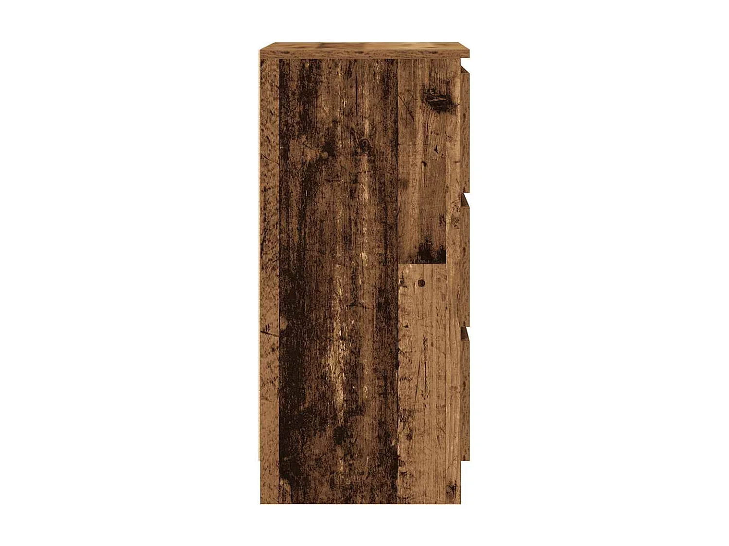 Buffet vieux bois 37,5x35x76 cm bois d'ingénierie