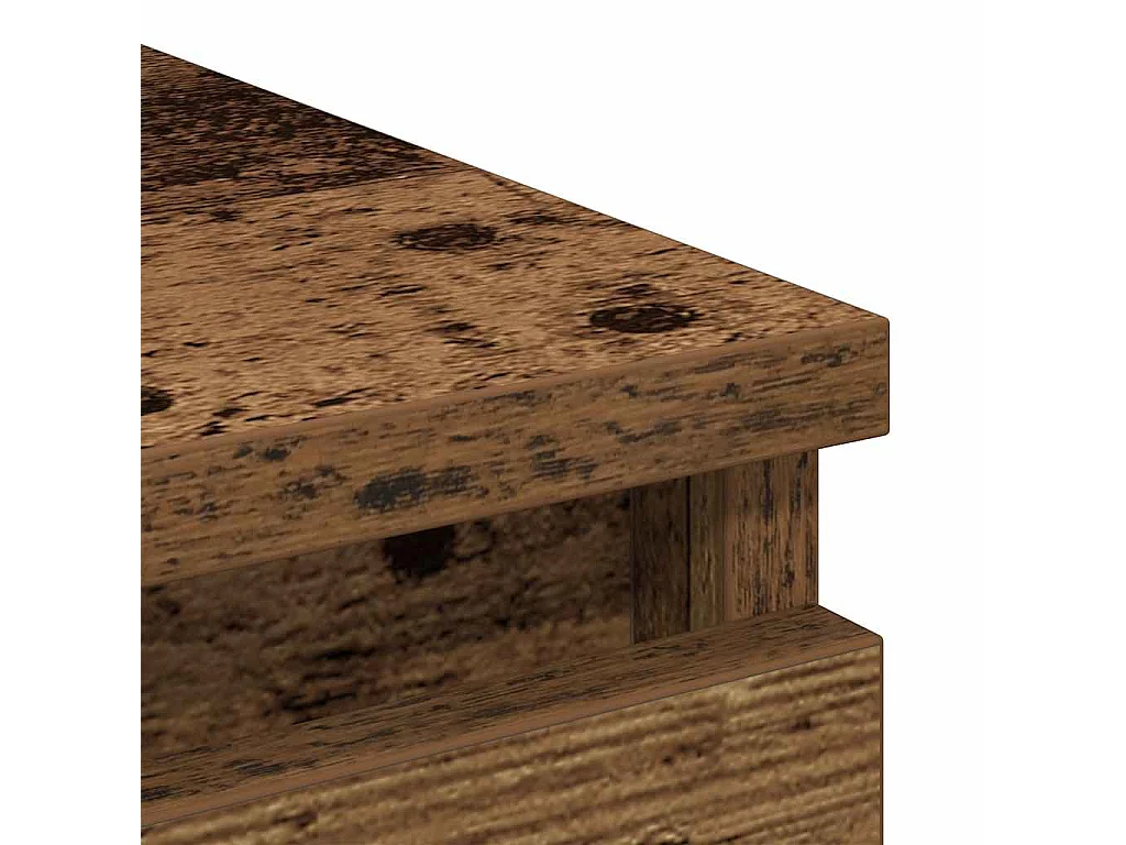 Buffet vieux bois 37,5x35x76 cm bois d'ingénierie