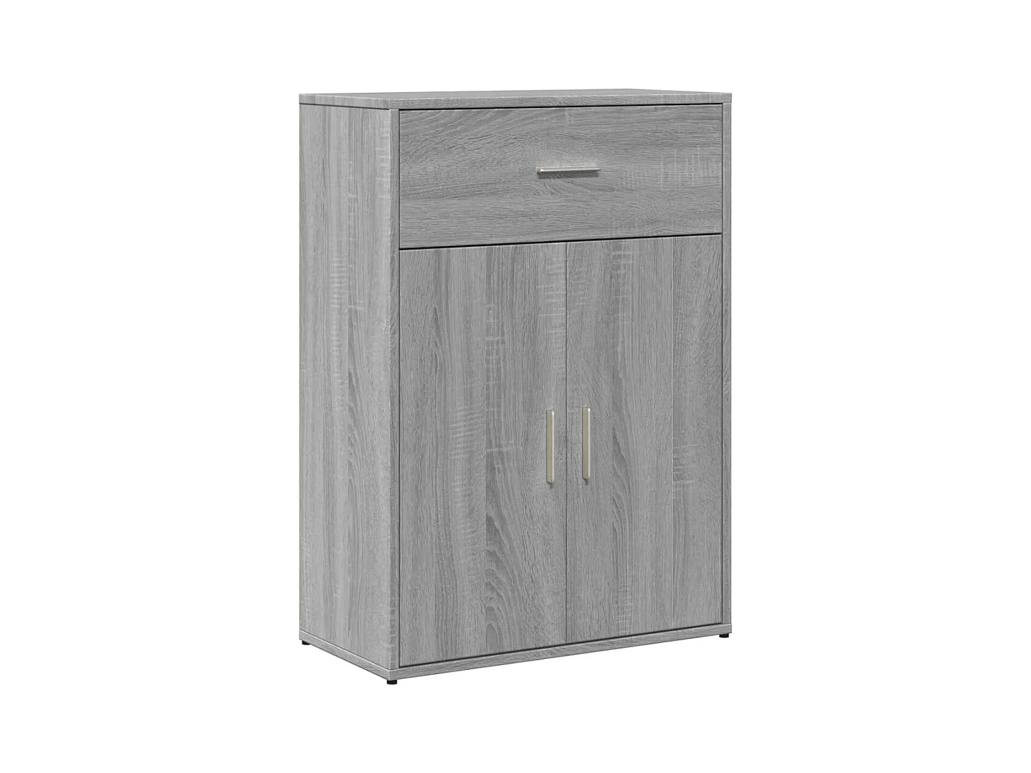 Buffets 2 pièces sonoma gris 60x30x84 cm bois d'ingénierie