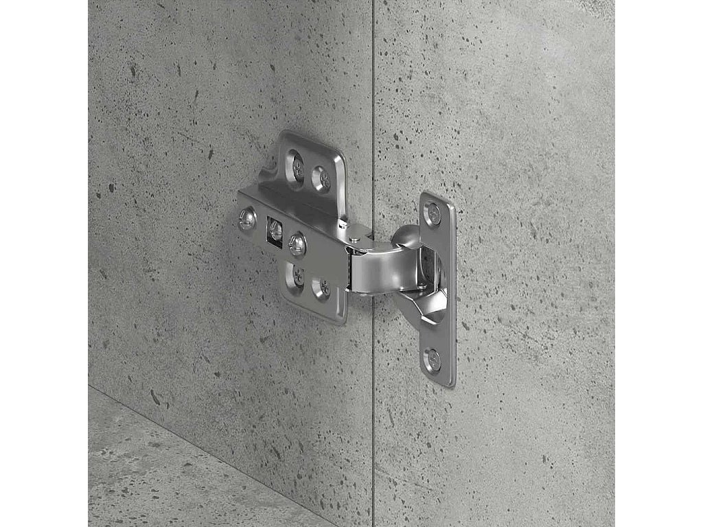 Buffet Gris béton 120 x 36 x 69 cm Bois d'ingénierie