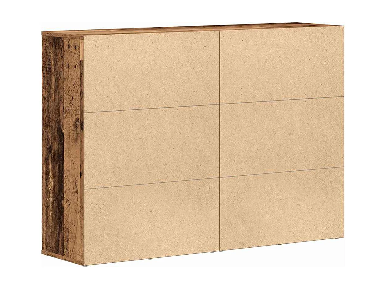 Aparadores com gaveta 2 peças Madeira antiga 60 x 31 x 84 cm