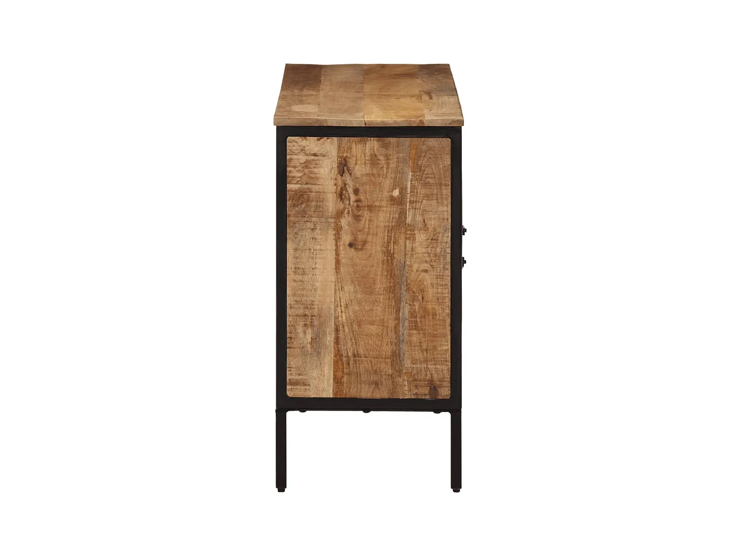 Buffet 105x35x70 cm bois de manguier brut massif
