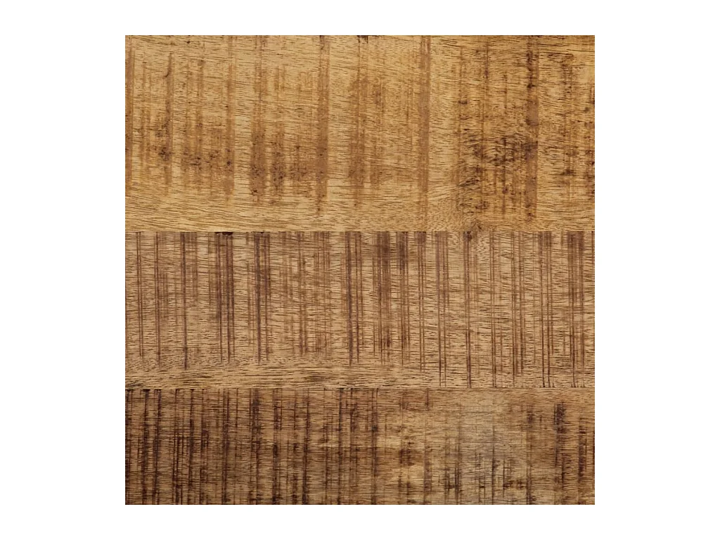 Buffet 105x35x70 cm bois de manguier brut massif