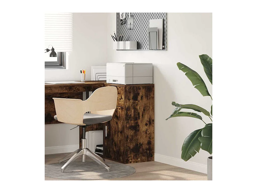 Buffet Chêne fumé 38 x 34,5 x 75 cm Bois d'ingénierie