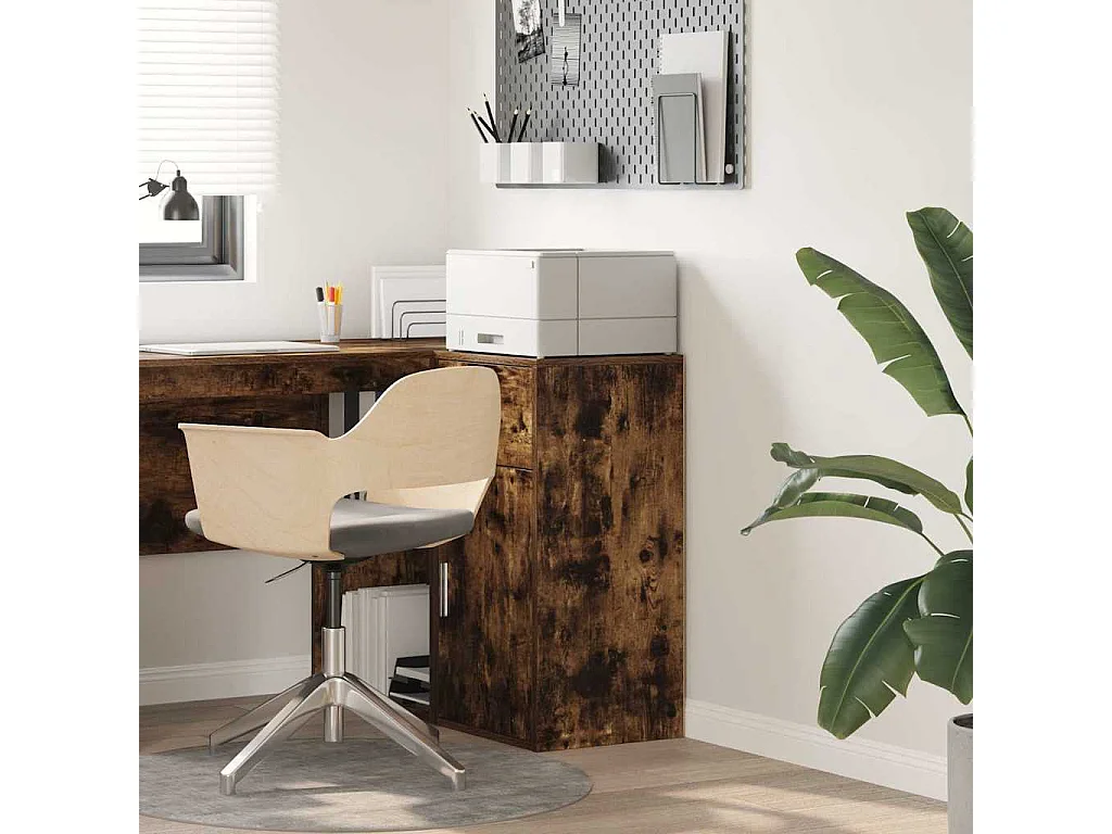 Buffet Chêne fumé 38 x 34,5 x 75 cm Bois d'ingénierie