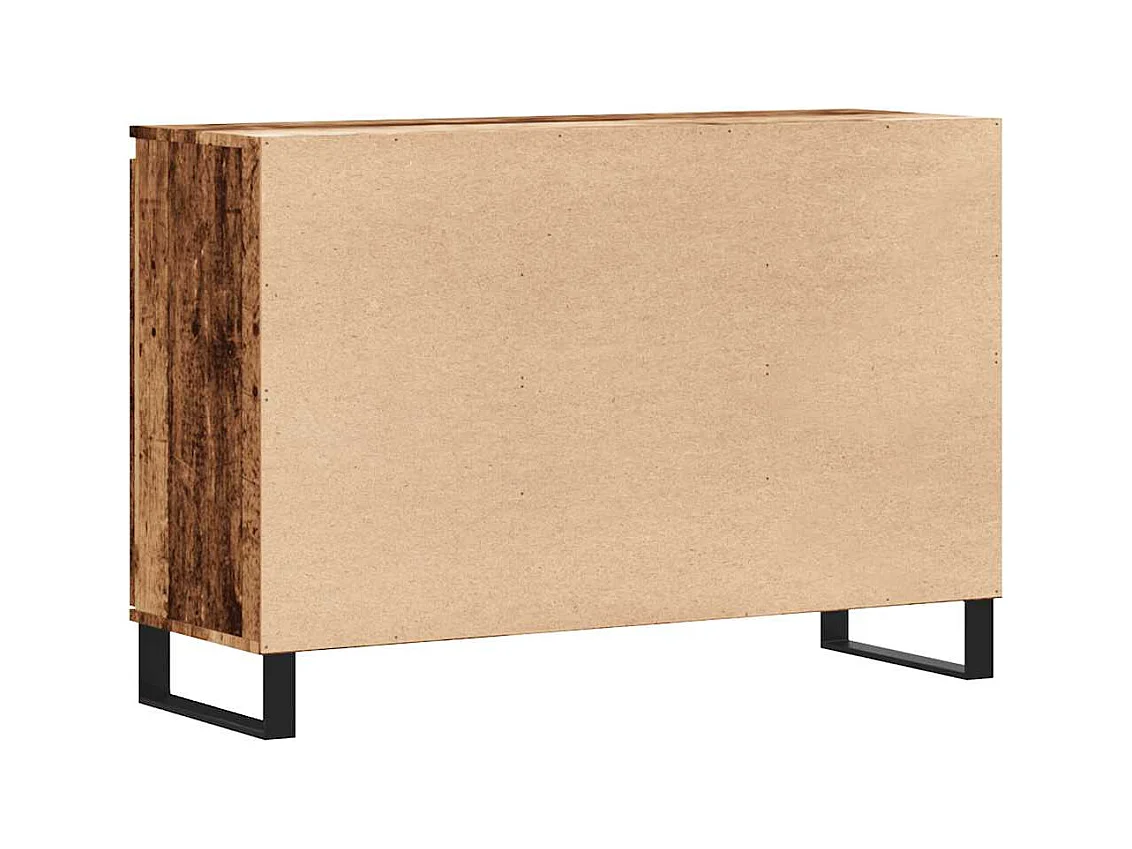 Buffet vieux bois 101,5x35x70 cm bois d’ingénierie