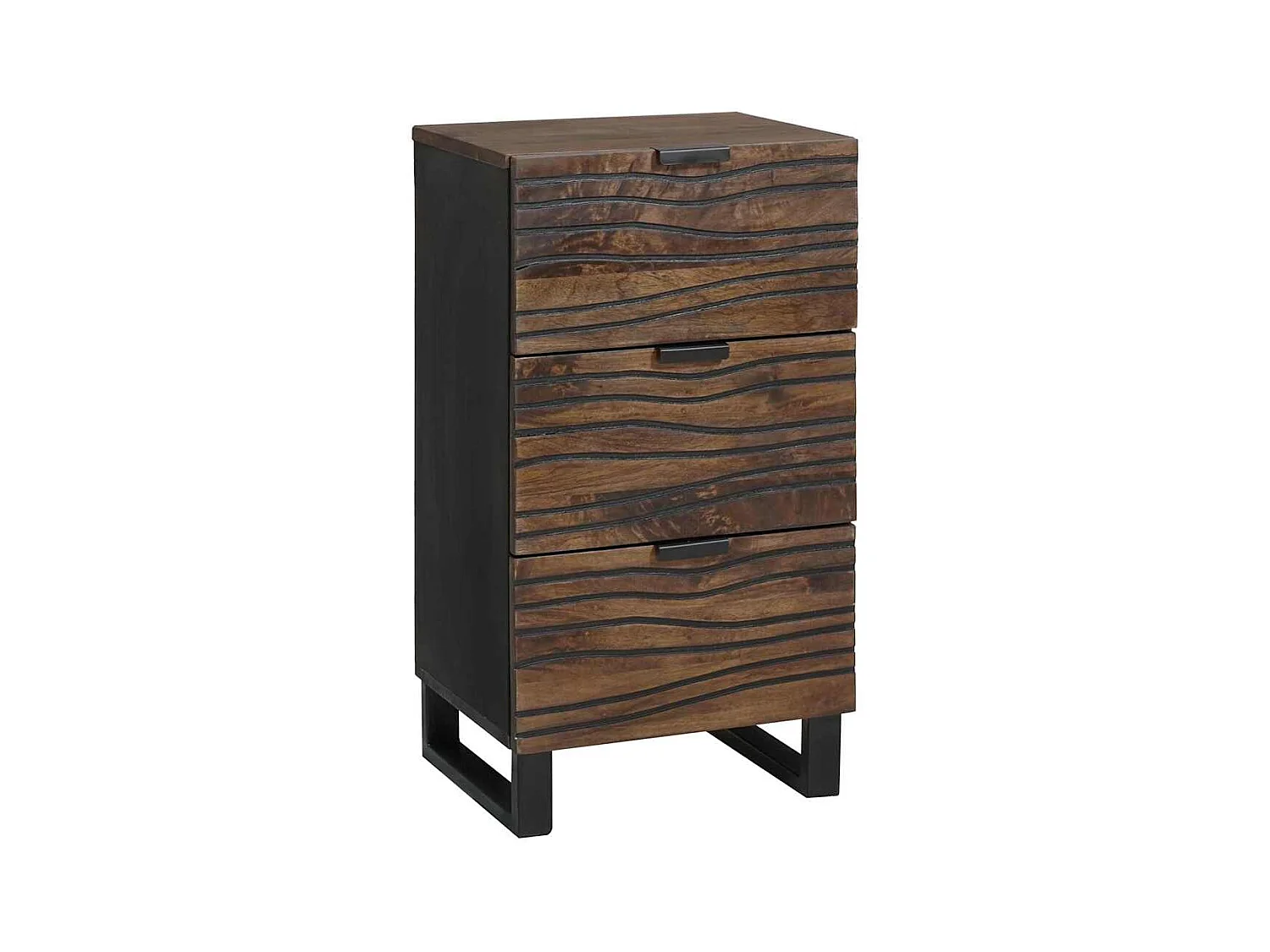Buffet Marron 40 x 33 x 75 cm bois de manguier massif