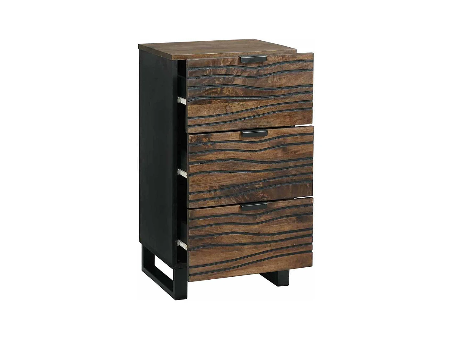 Buffet Marron 40 x 33 x 75 cm bois de manguier massif