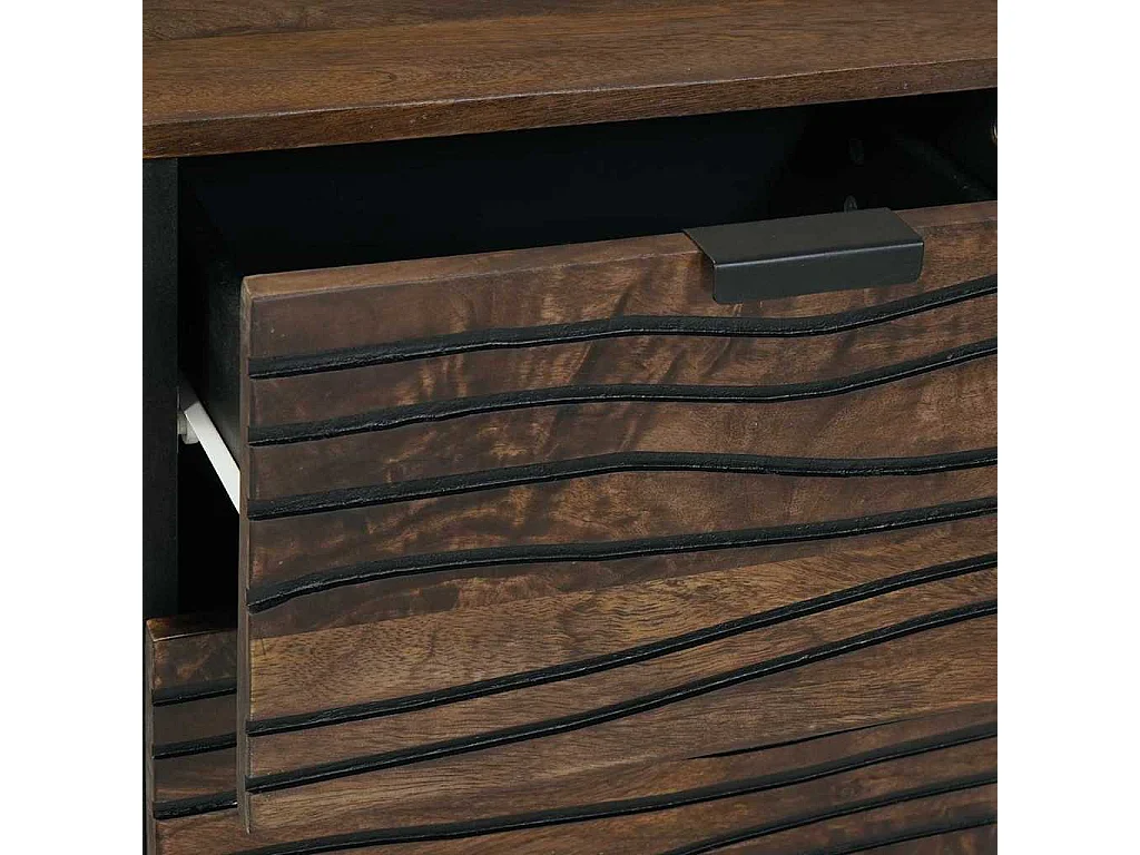 Buffet Marron 40 x 33 x 75 cm bois de manguier massif