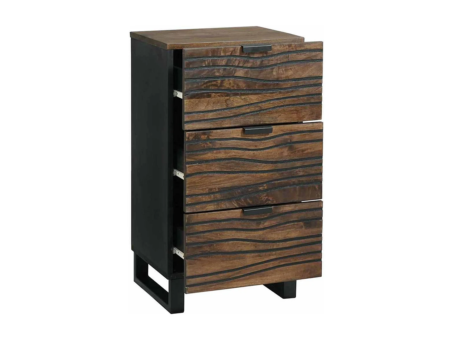 Buffet Marron 40 x 33 x 75 cm bois de manguier massif