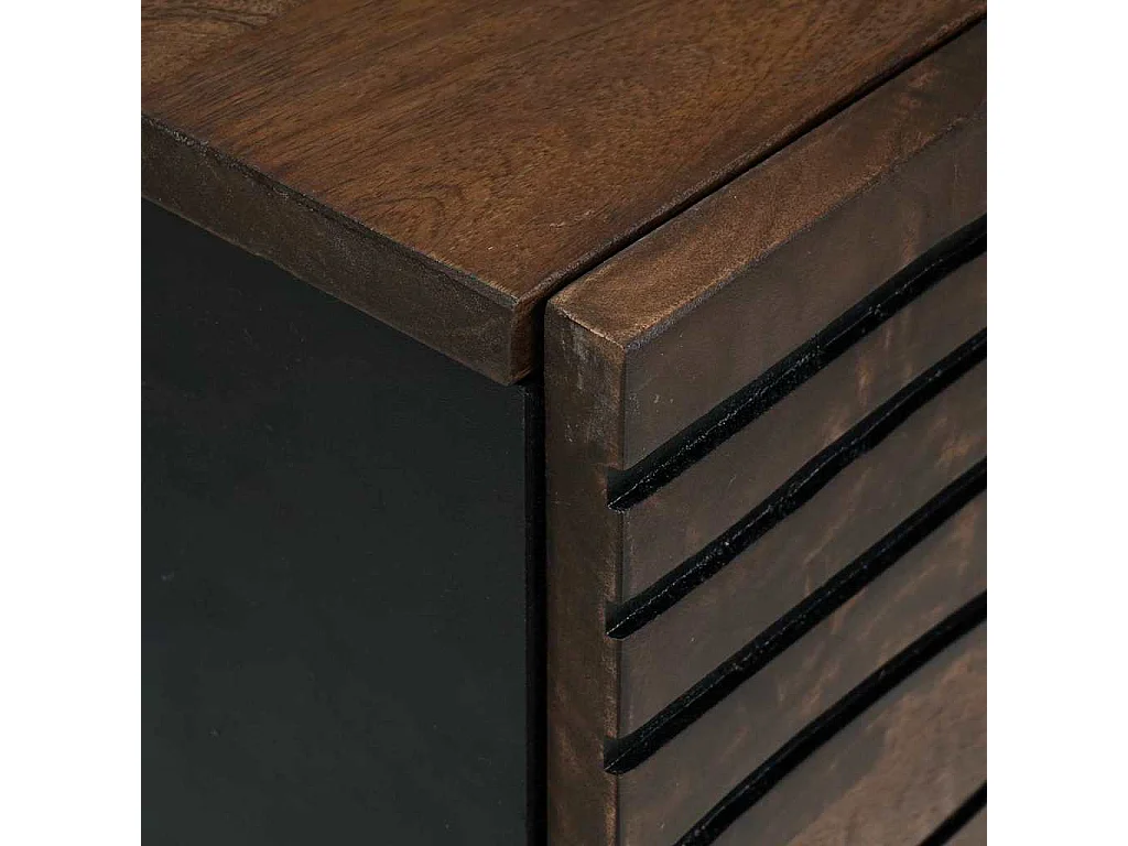 Buffet Marron 40 x 33 x 75 cm bois de manguier massif