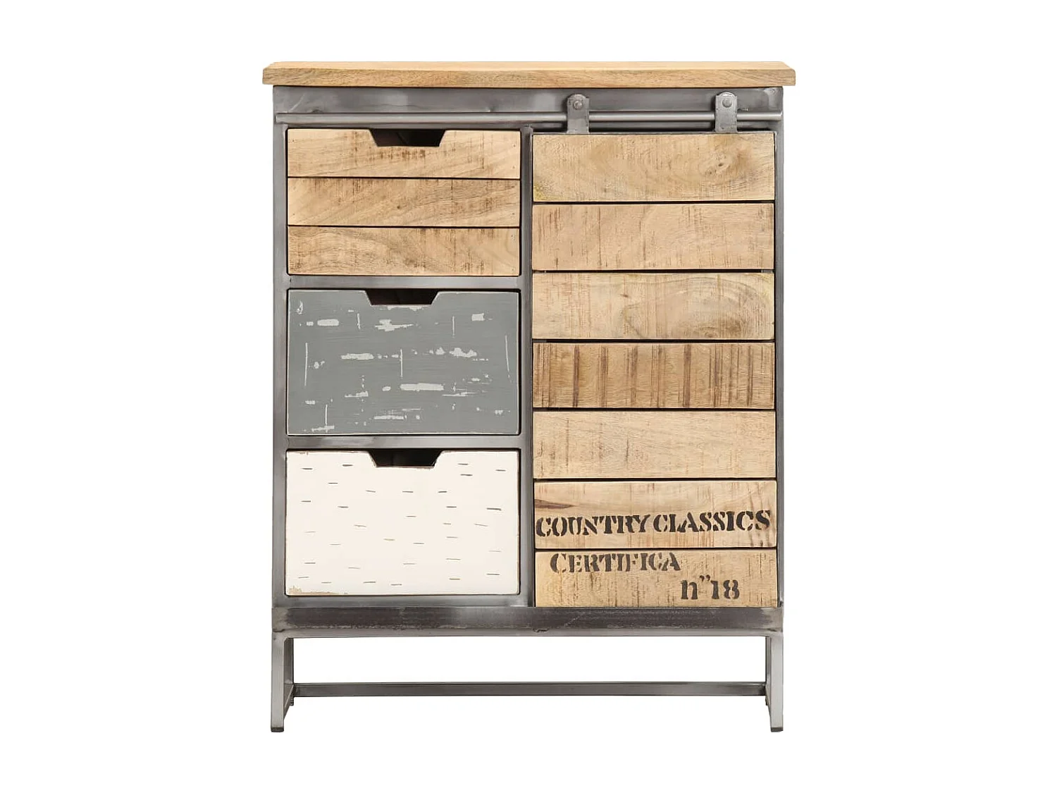Buffet 60 x 30 x 70 cm Bois de manguier massif