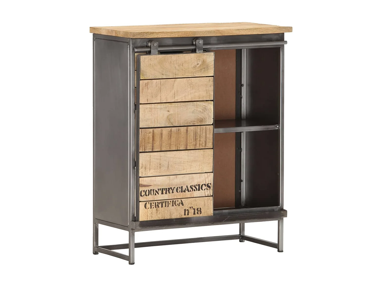 Buffet 60 x 30 x 70 cm Bois de manguier massif