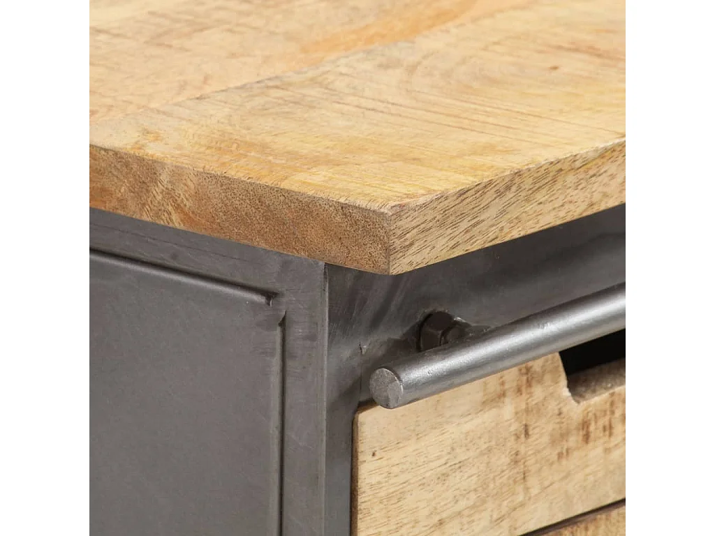 Buffet 60 x 30 x 70 cm Bois de manguier massif