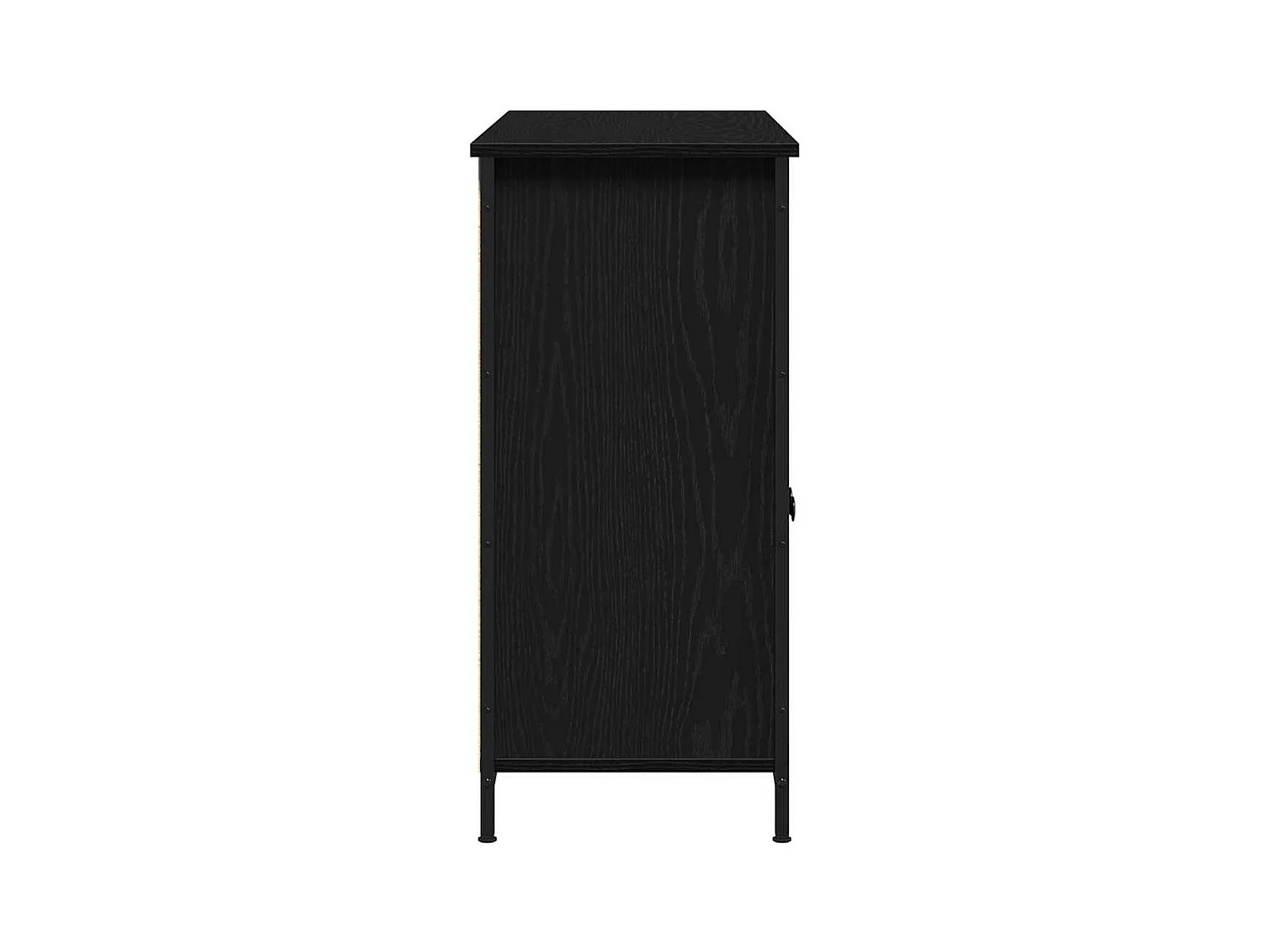 Buffet Chêne noir 100 x 35 x 75 cm Bois d'ingénierie