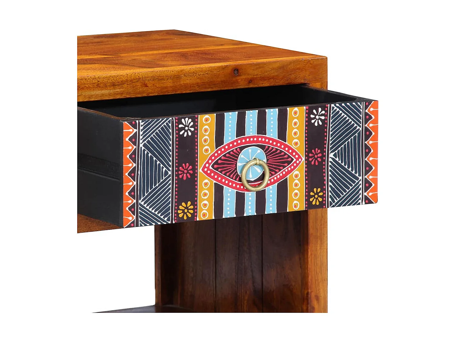 Buffet Multicolor 40 x 35 x 45 cm Madeira de acácia maciça