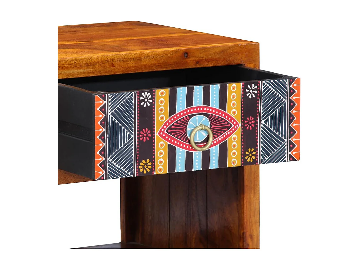 Buffet Multicolor 40 x 35 x 45 cm Madeira de acácia maciça