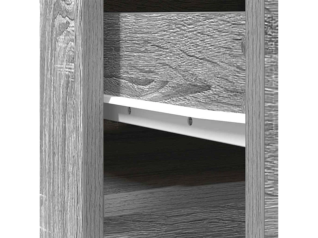 Buffet sonoma gris 37,5x35x180 cm bois d'ingénierie