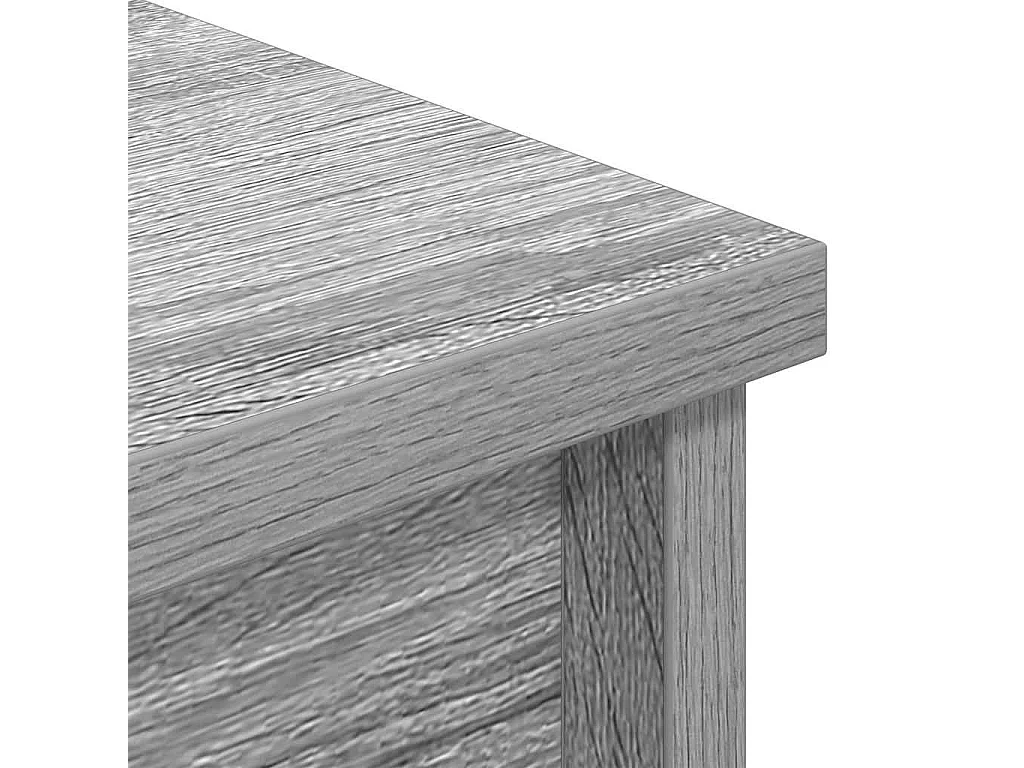 Buffet sonoma gris 37,5x35x180 cm bois d'ingénierie